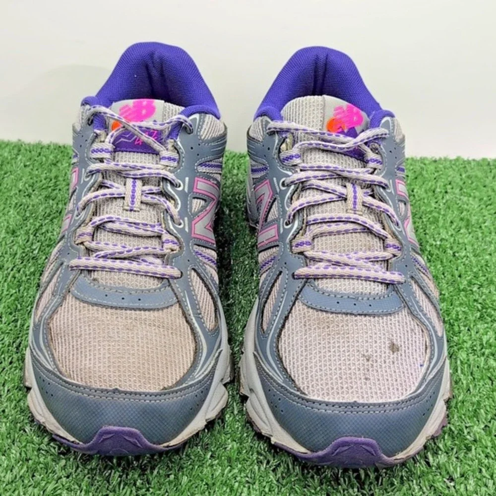 New Balance 412 v2 Shoes Women's 10 Gray Purple‎ Athletic Running Trail Sneakers
